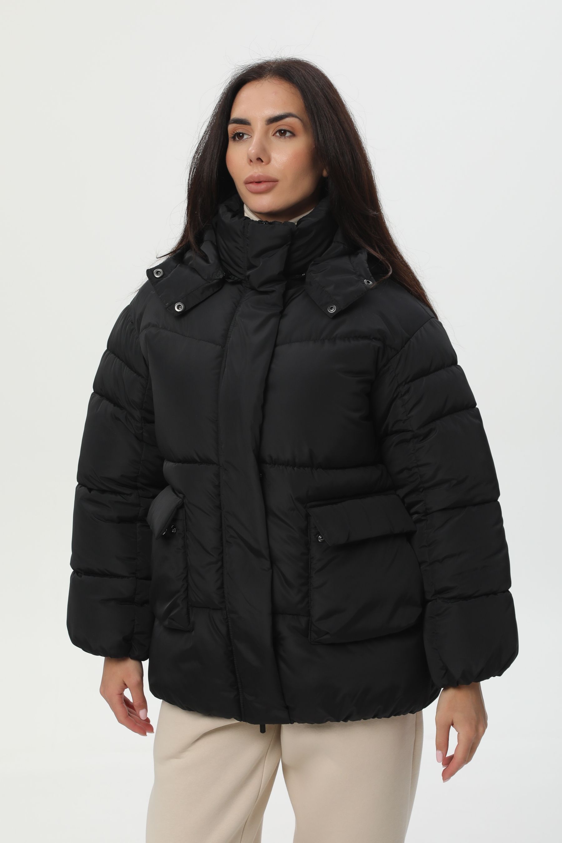Чорний пуховик CalmComfort 1 5591BSTNBLK фото