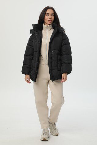 Чорний пуховик CalmComfort 1 5591BSTNBLK фото