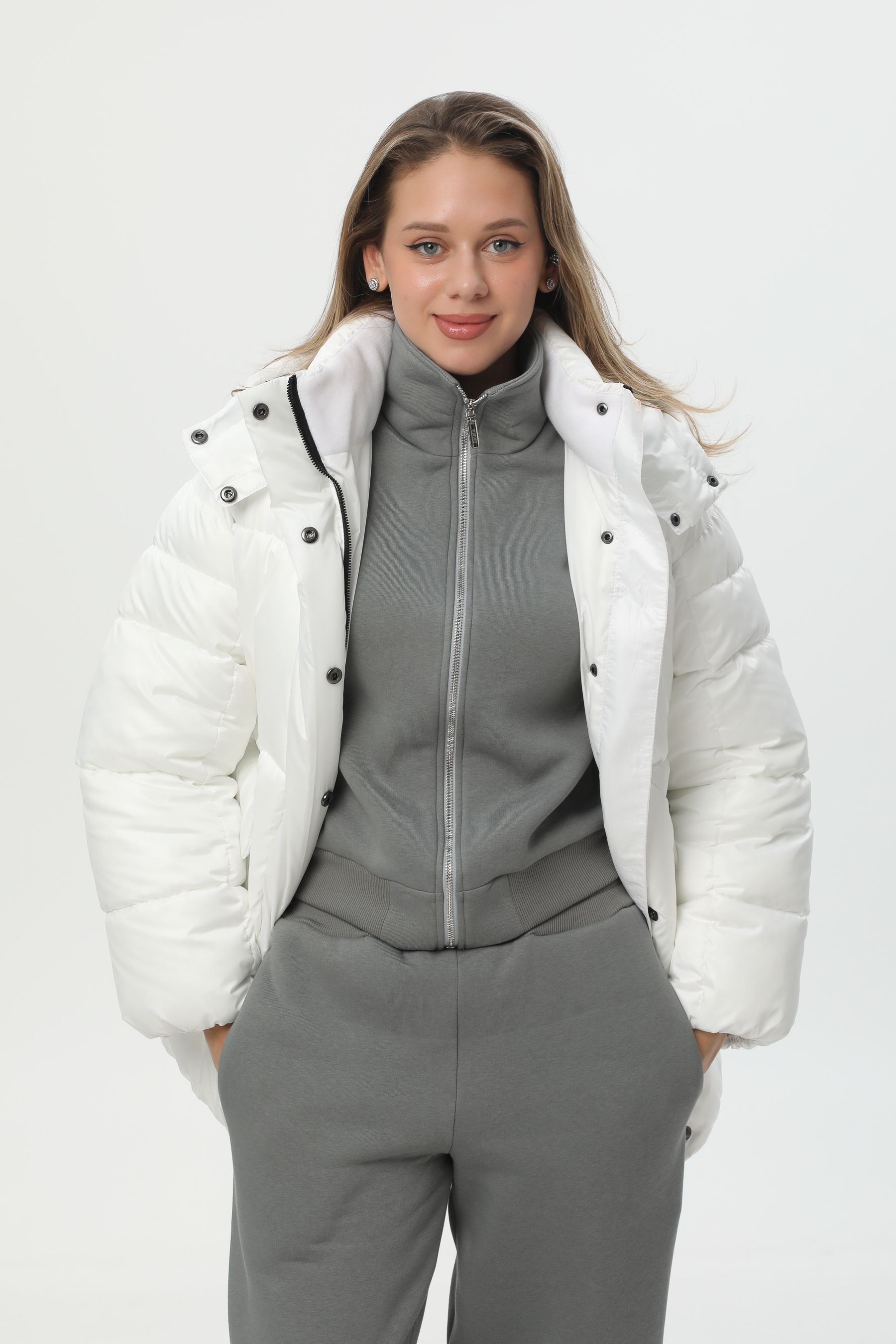 Білий пуховик CalmComfort 1 5591BSTNWHT фото
