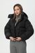 Коротка чорна куртка-пуховик CozyShield 1 559BSTNBLK фото 2