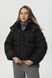 Коротка чорна куртка-пуховик CozyShield 1 559BSTNBLK фото 4