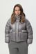 Коротка сіра куртка-пуховик CozyShield 1 559OILGRAY фото 2